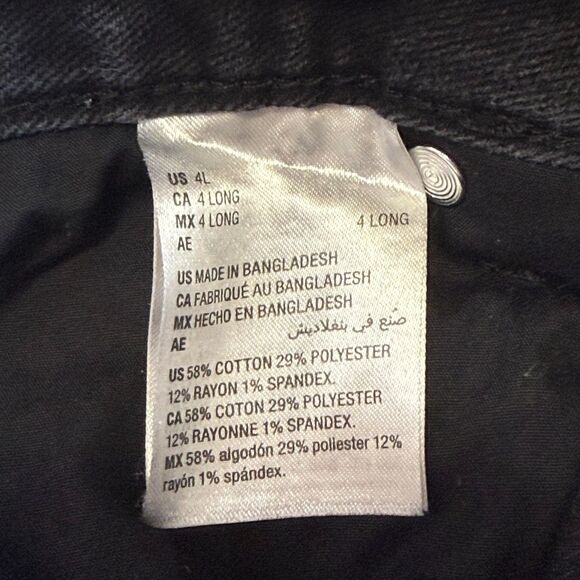 Style & Co Women's Washed Black Denim Curvy Bootcut Jeans Size 4L  inseam 31.5" - Picture 8 of 14